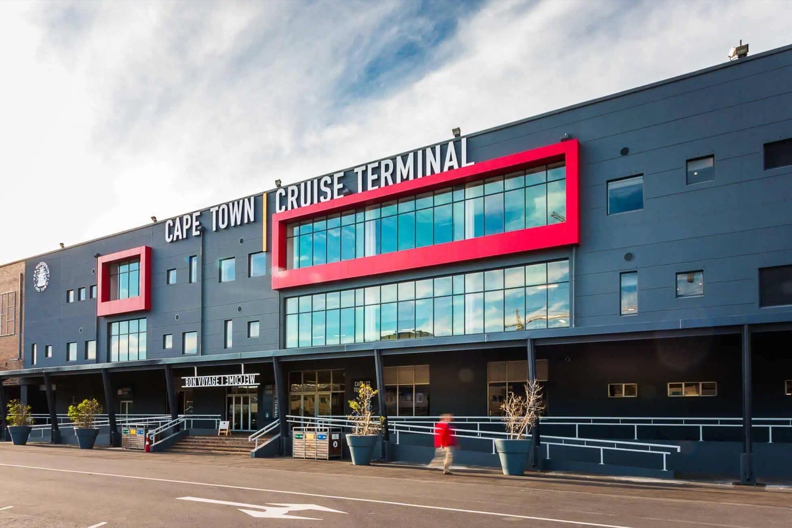 Exterior of the Cape Town Cruise Terminal building at the V&A Waterfront